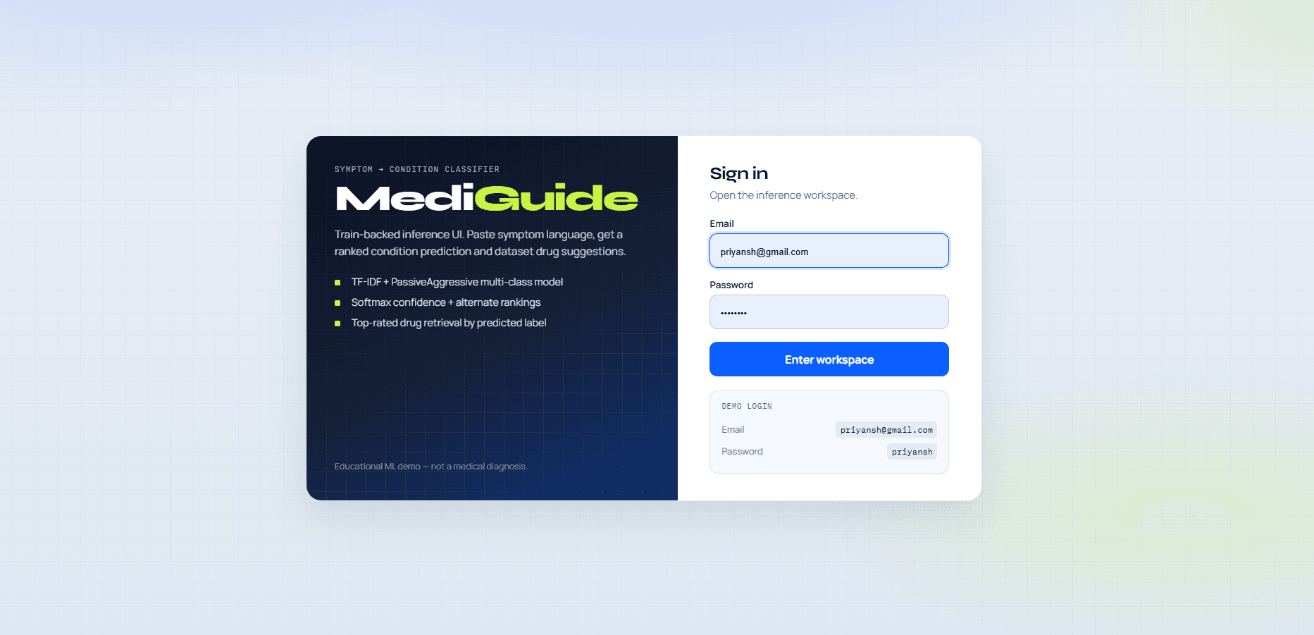ML Disease Detection