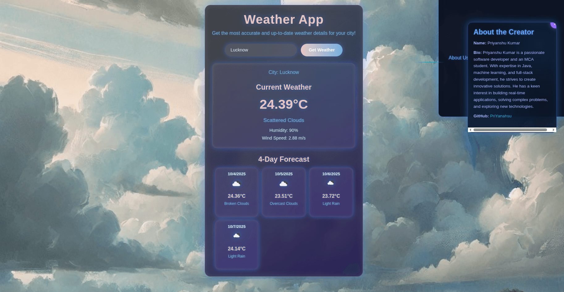 Weather Forecast App